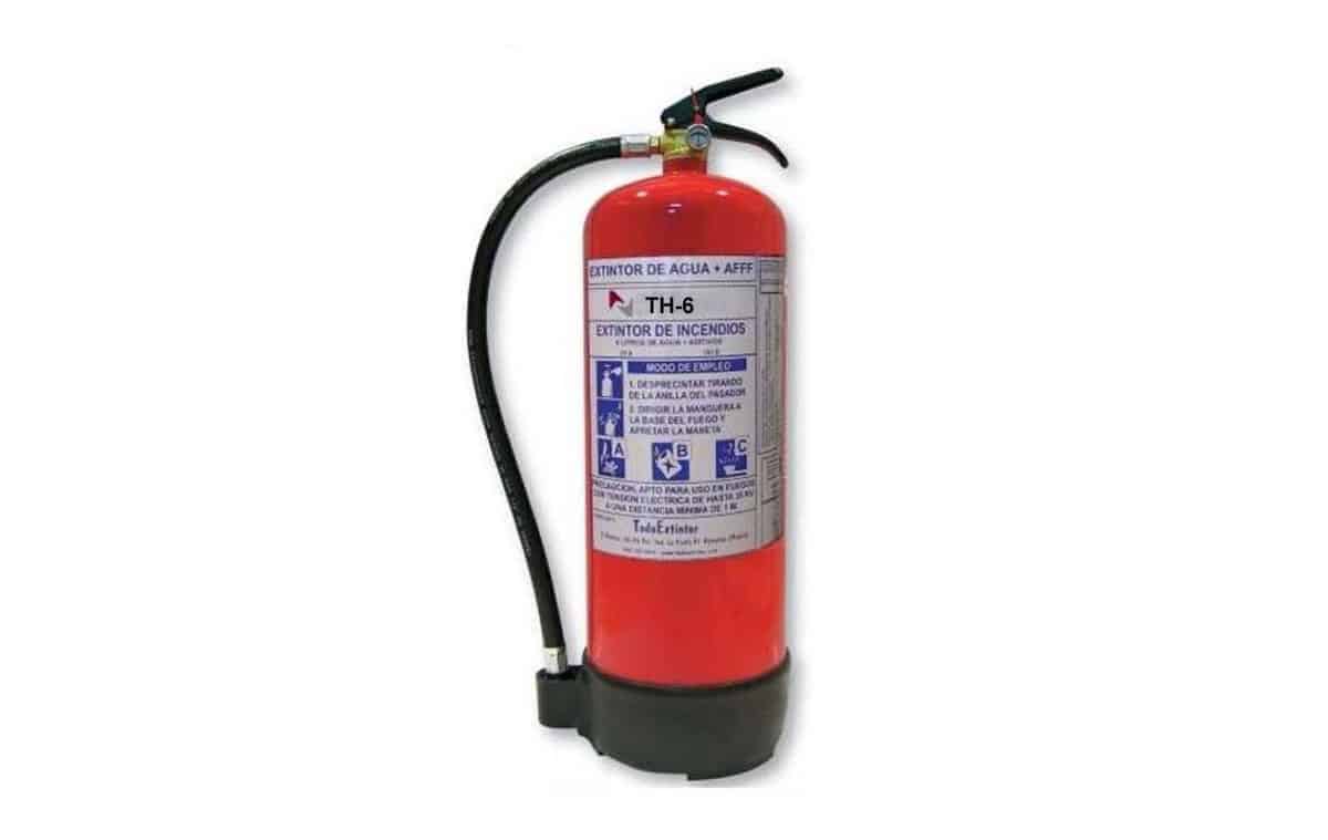 Extintor 6L Agua A-FFF 21A 183B 75F