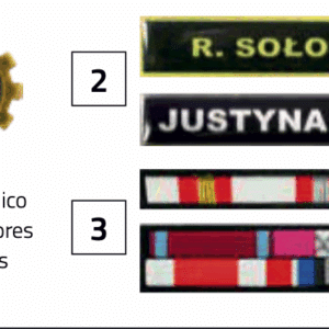 Accesorios para el uniforme de gala