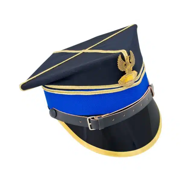 Gorra de plato de oficial superior de la PSP