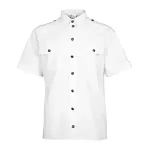 Camisa OSP de manga corta con botones metálicos