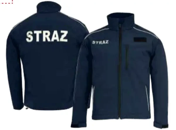 chaqueta Softshell OSP con inscripciones reflectantes