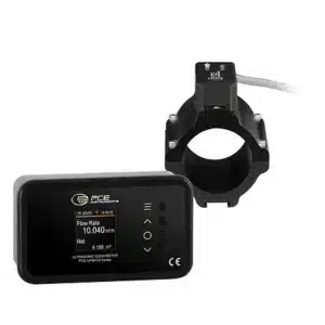 Caudalímetro ultrasónico de instalación fija PCE-UFM 40CU