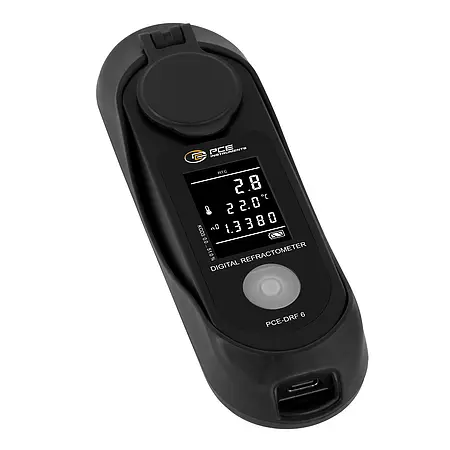 Refractómetro PCE-DRF 6 para carbonato potásico