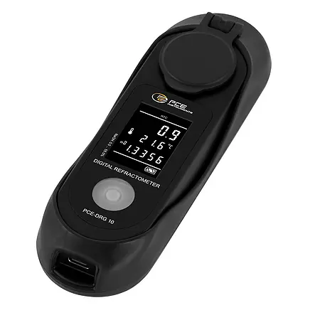 Refractómetro PCE-DRG 10 para hidróxido de sodio